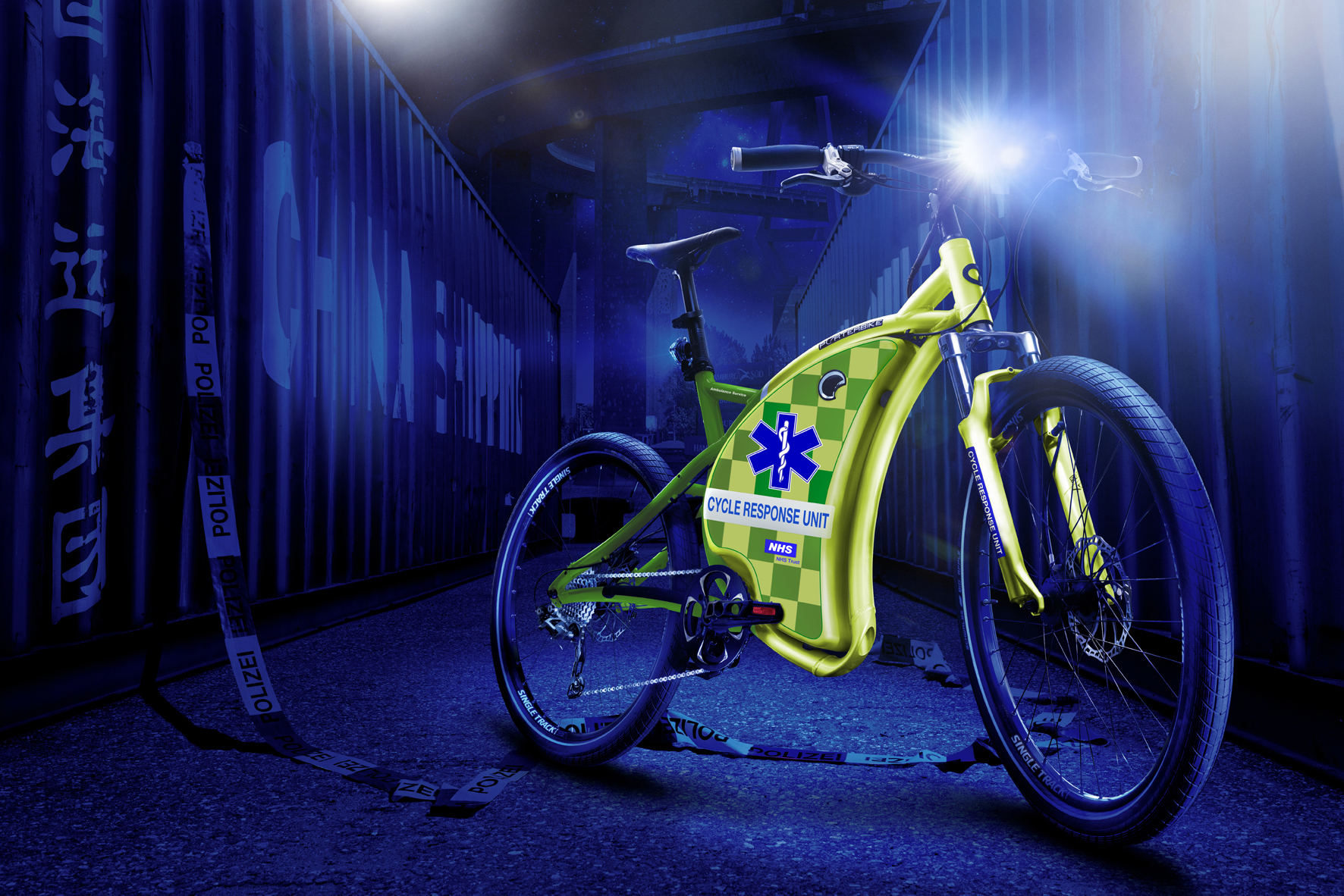 Emergency Medical Service - EMS-Bike Design.